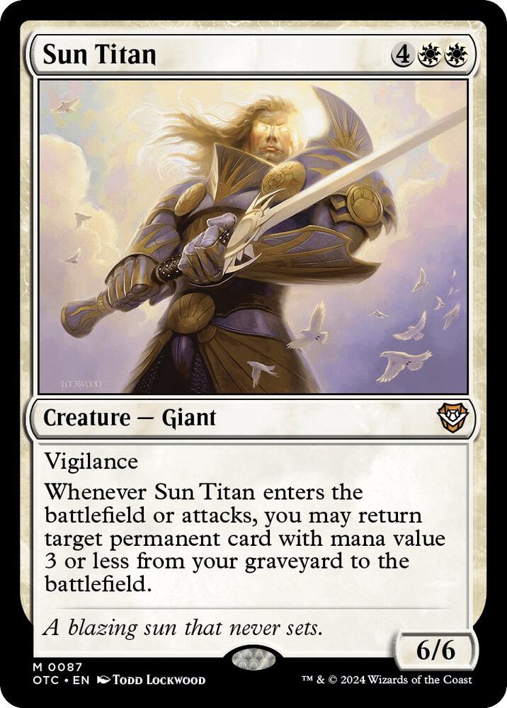 Sun Titan 87 (Commander: Outlaws of Thunder Junction)  | Good Games Cannington