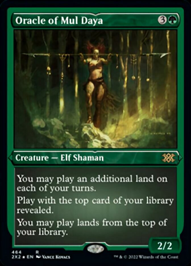 Oracle of Mul Daya (Foil Etched) [Double Masters 2022] | Good Games Cannington