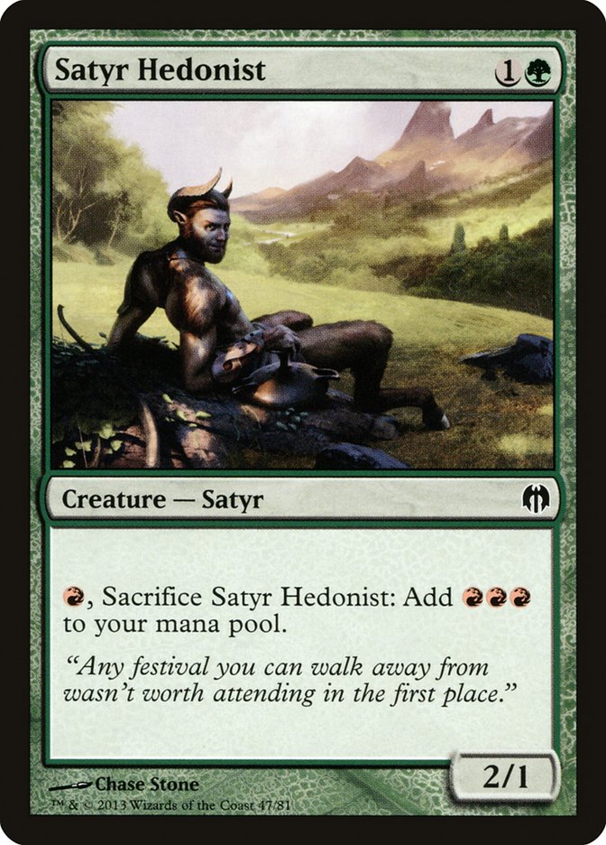 Satyr Hedonist [Duel Decks: Heroes vs. Monsters] | Good Games Cannington