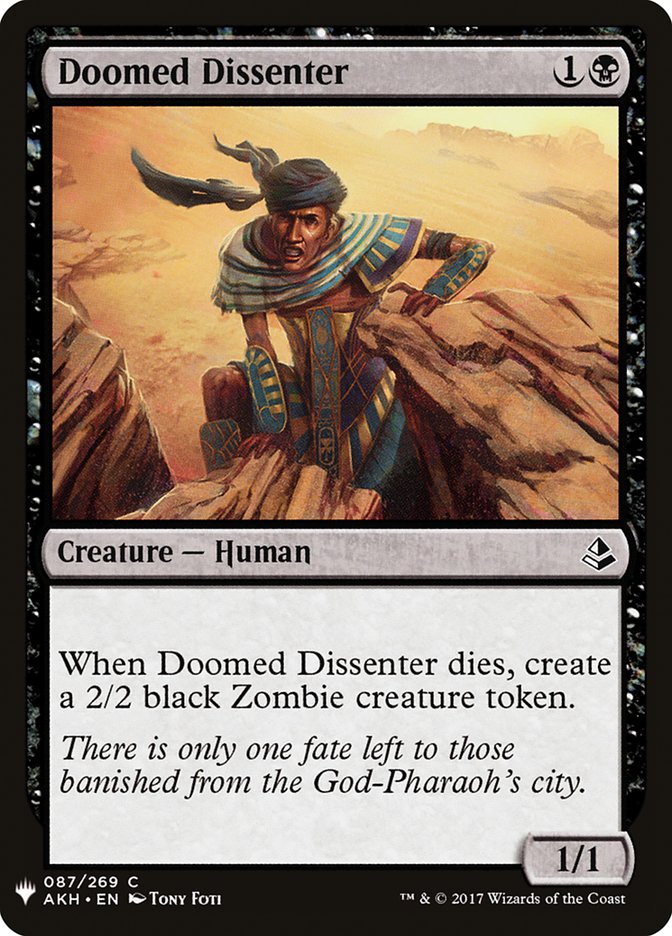 Doomed Dissenter [Mystery Booster] | Good Games Cannington