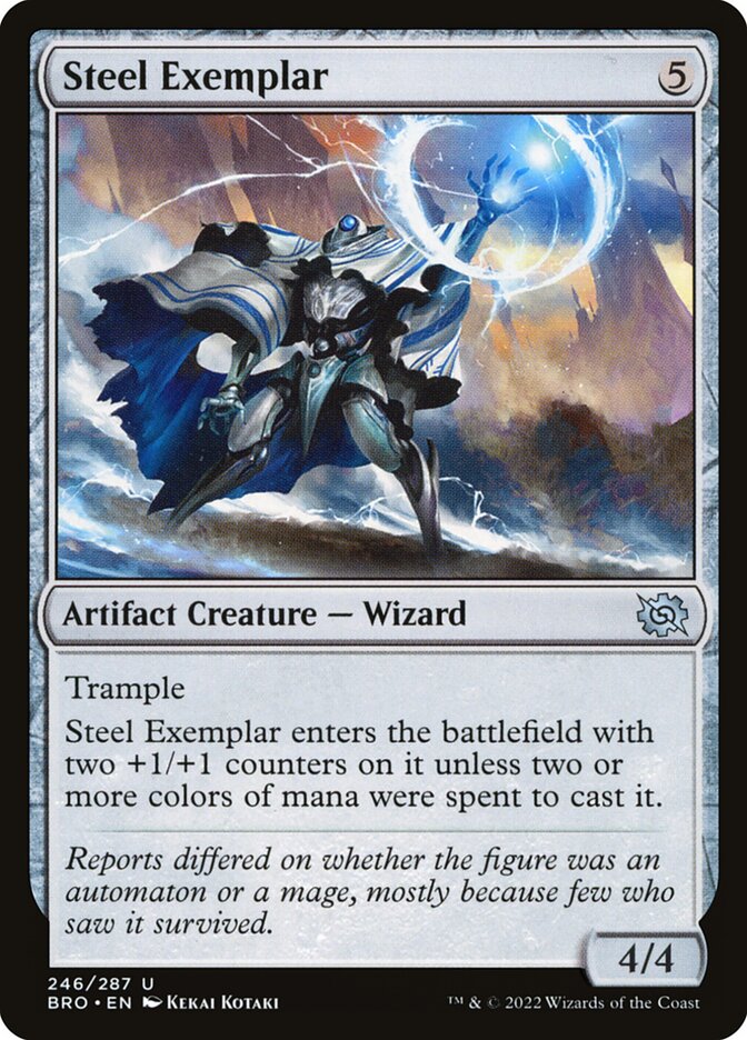 Steel Exemplar 246 (The Brothers' War)  - Foil | Good Games Cannington