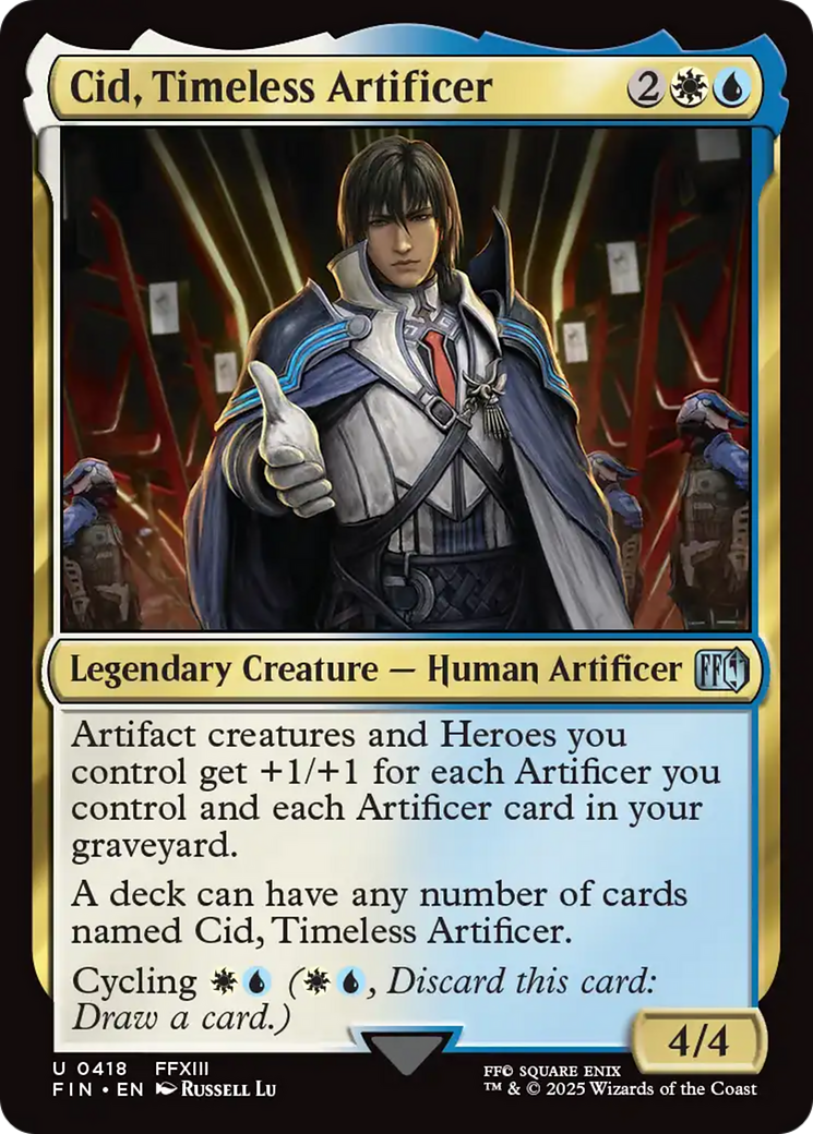 Cid, Timeless Artificer (0418) [FINAL FANTASY] | Good Games Cannington