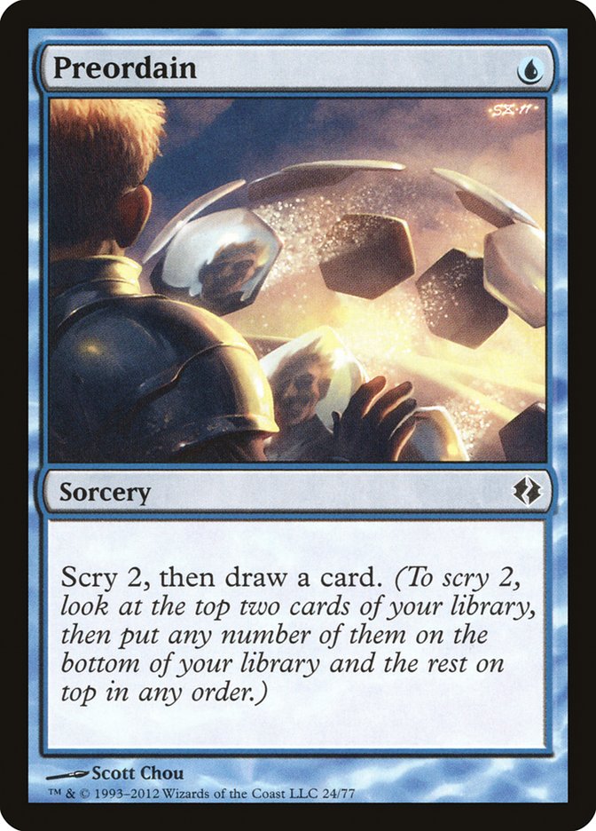 Preordain [Duel Decks: Venser vs. Koth] | Good Games Cannington