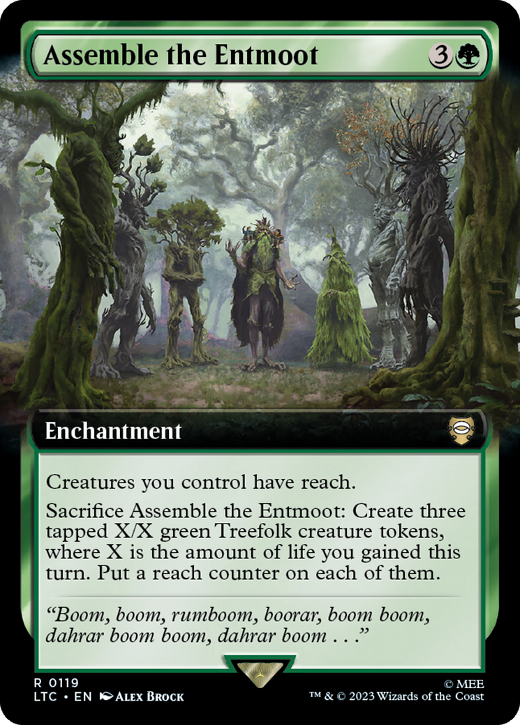 Assemble the Entmoot (Extended Art) [The Lord of the Rings: Tales of Middle-Earth Commander] | Good Games Cannington