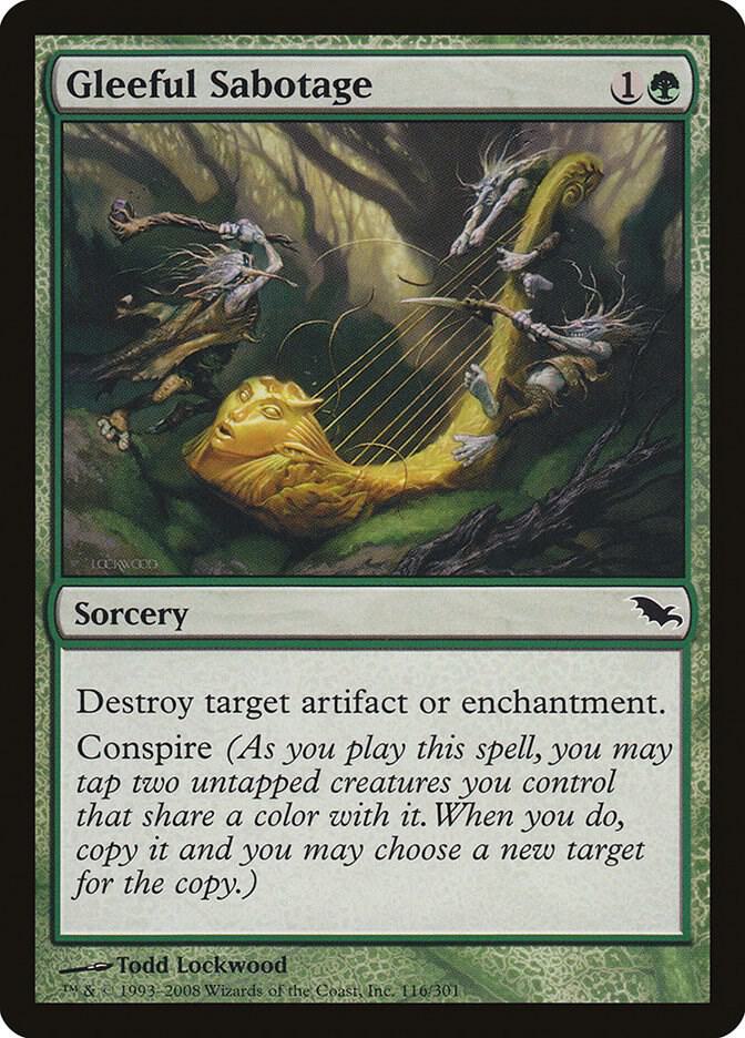 Gleeful Sabotage 116/301 (Shadowmoor)  | Good Games Cannington