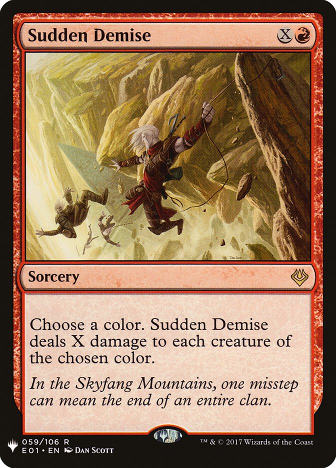 Sudden Demise [The List] | Good Games Cannington