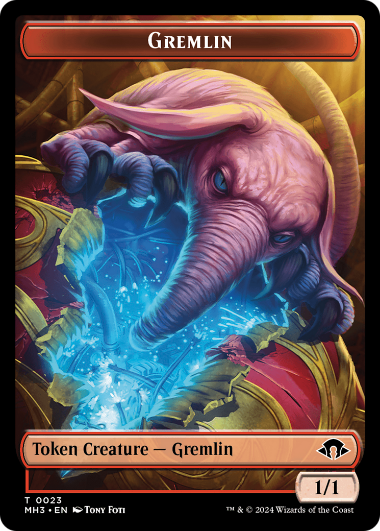 Servo // Gremlin Double-Sided Token [Modern Horizons 3 Tokens] | Good Games Cannington