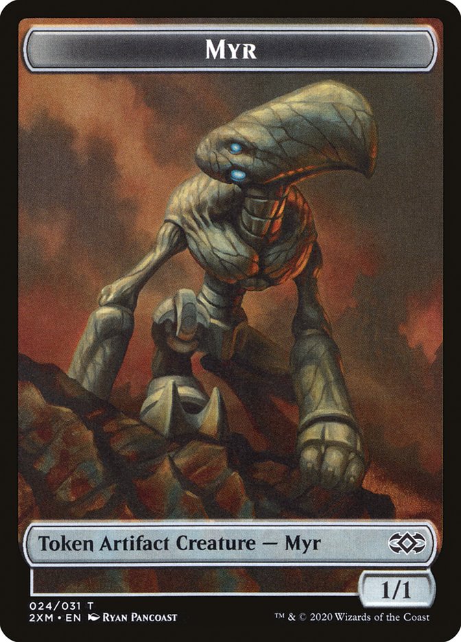 Myr Token (024/031) [Double Masters Tokens] | Good Games Cannington