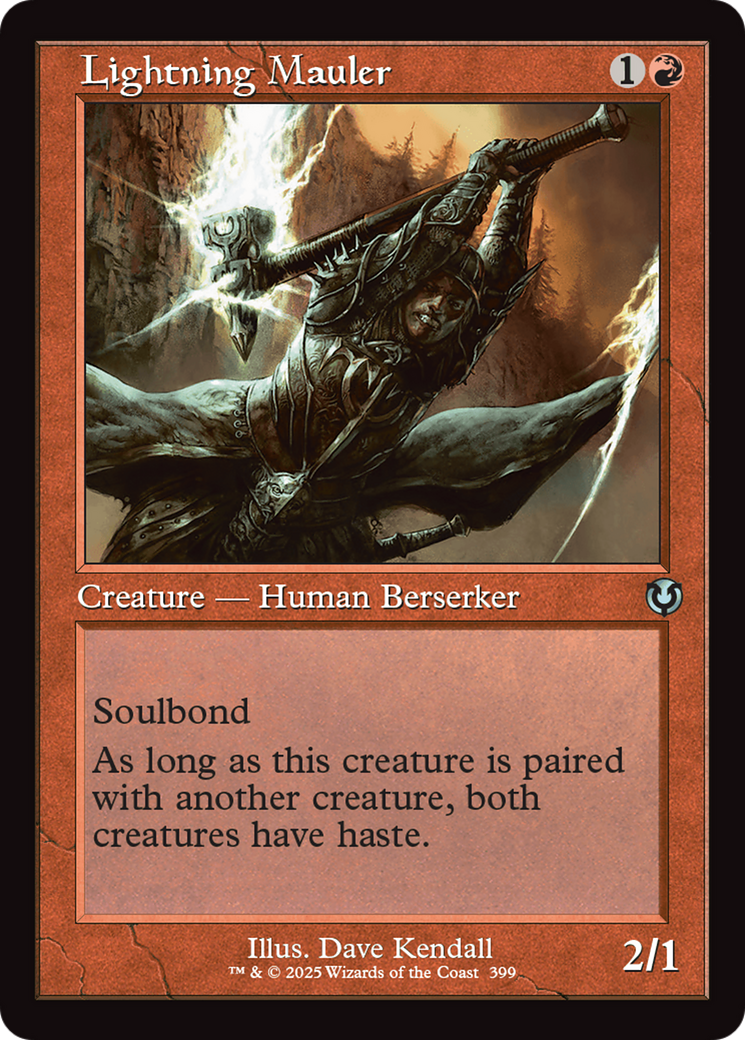 Lightning Mauler (Retro Frame) [Innistrad Remastered] | Good Games Cannington