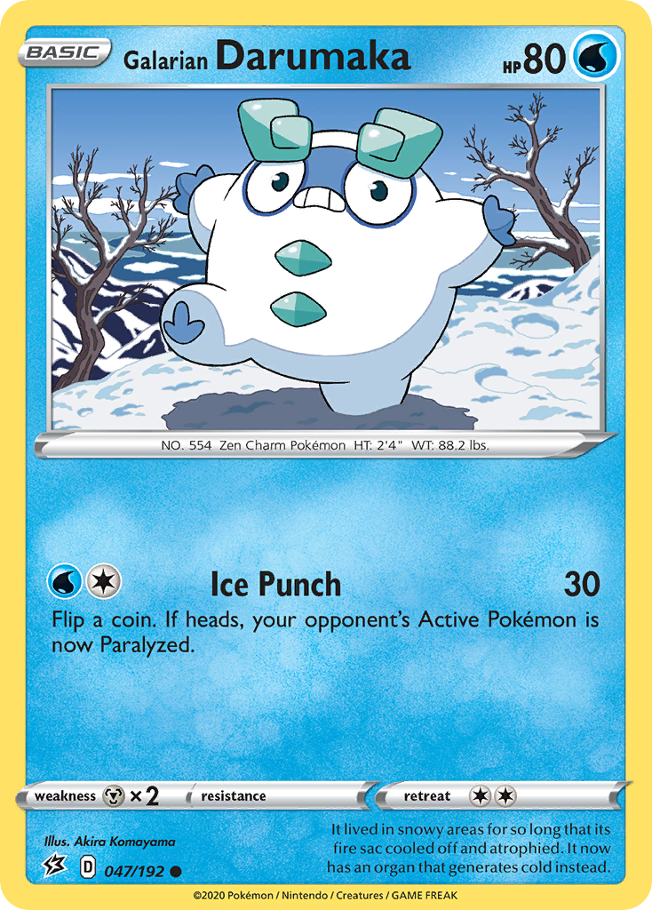 Galarian Darumaka (047/192) [Sword & Shield: Rebel Clash] | Good Games Cannington