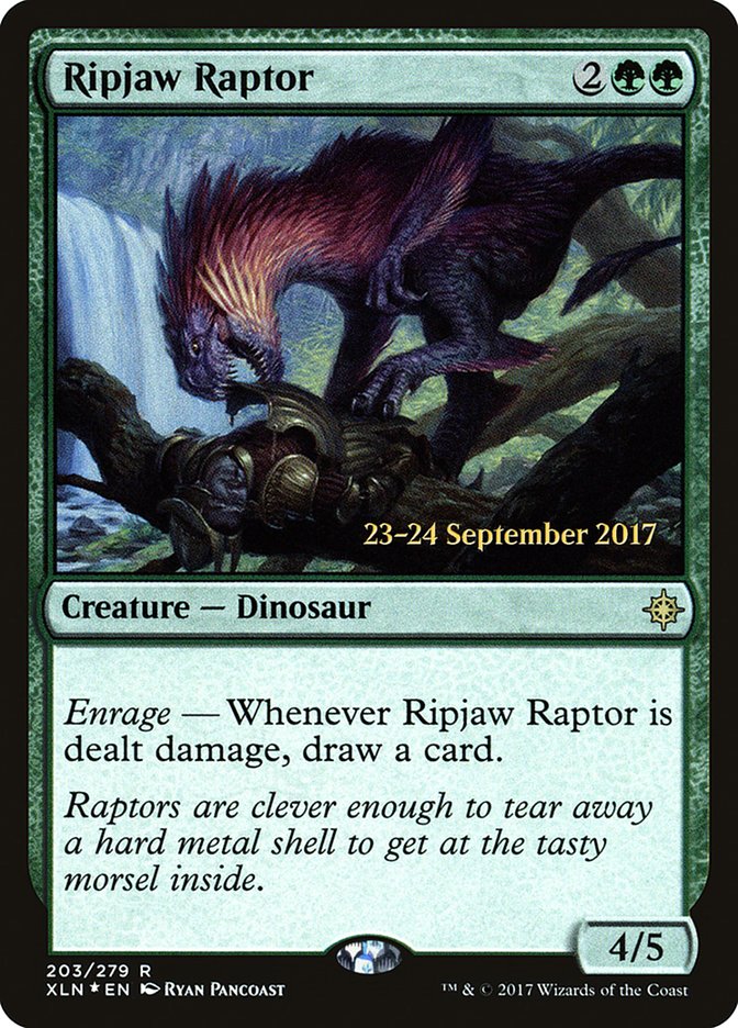 Ripjaw Raptor [Ixalan Prerelease Promos] | Good Games Cannington