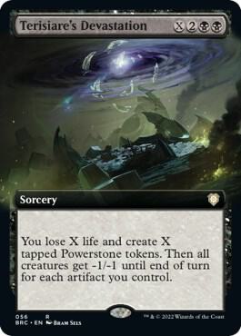 Terisiares Devastation Extended Art 56 (Commander: The Brothers' War)  | Good Games Cannington