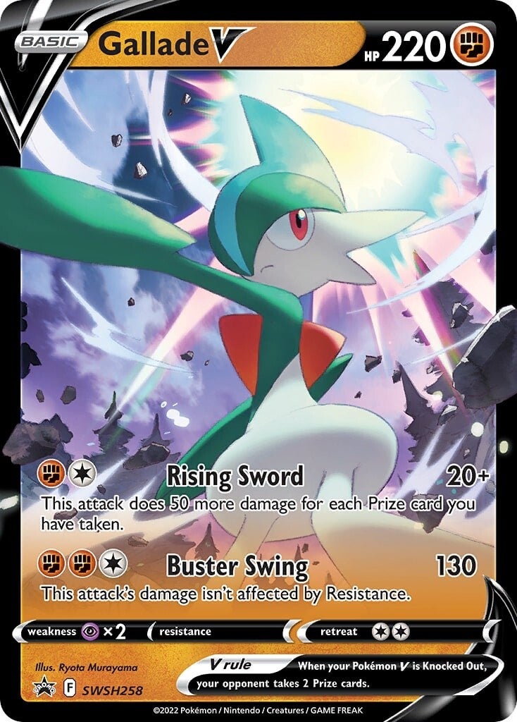 Gallade V (SWSH258) [Sword & Shield: Black Star Promos] | Good Games Cannington