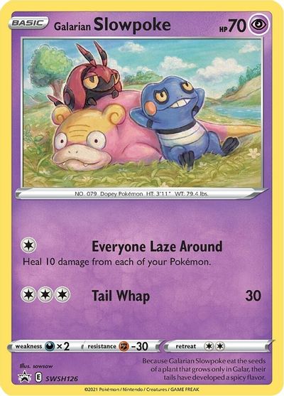 Galarian Slowpoke (SWSH126) [Sword & Shield: Black Star Promos] | Good Games Cannington
