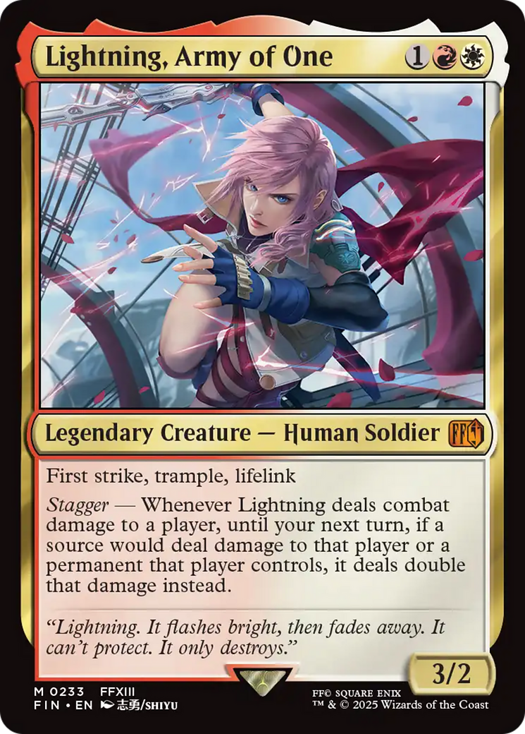 Lightning, Army of One [FINAL FANTASY] | Good Games Cannington