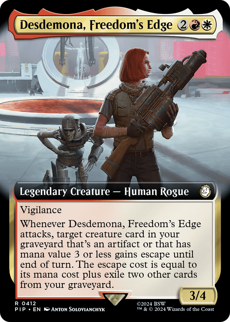 Desdemona, Freedom's Edge (Extended Art) [Fallout] | Good Games Cannington