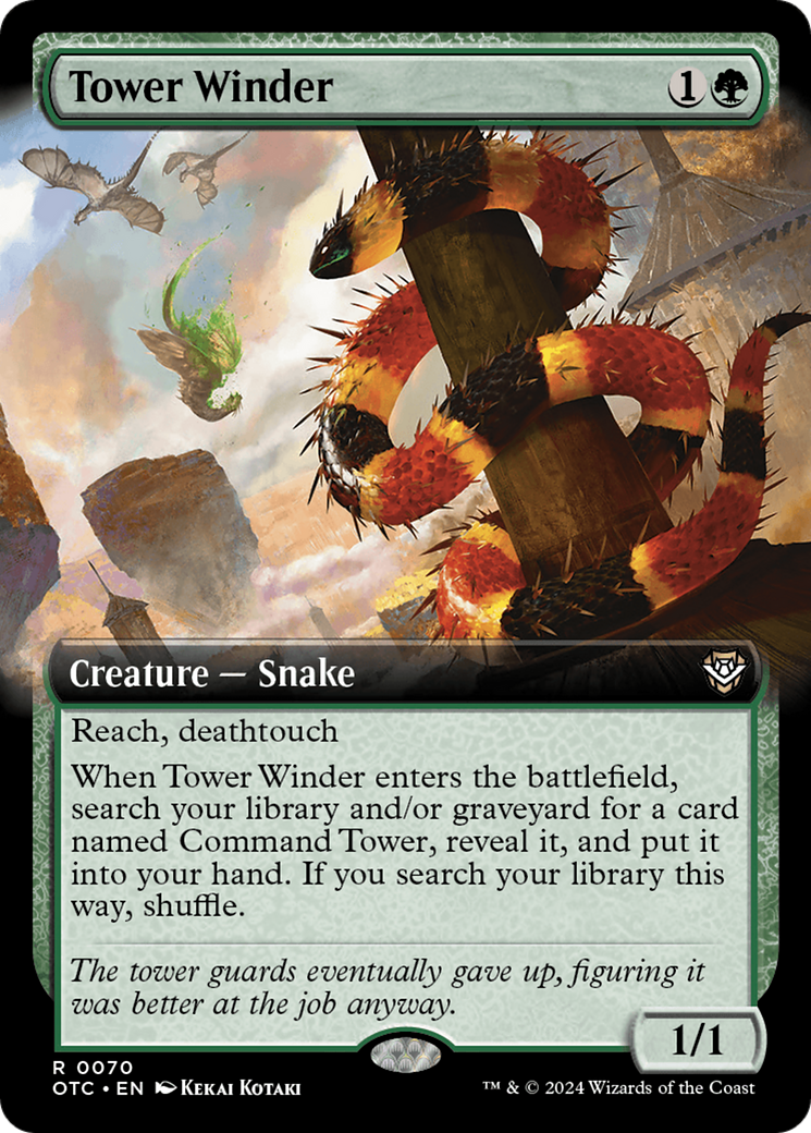 Tower Winder (Extended Art) [Outlaws of Thunder Junction Commander] | Good Games Cannington