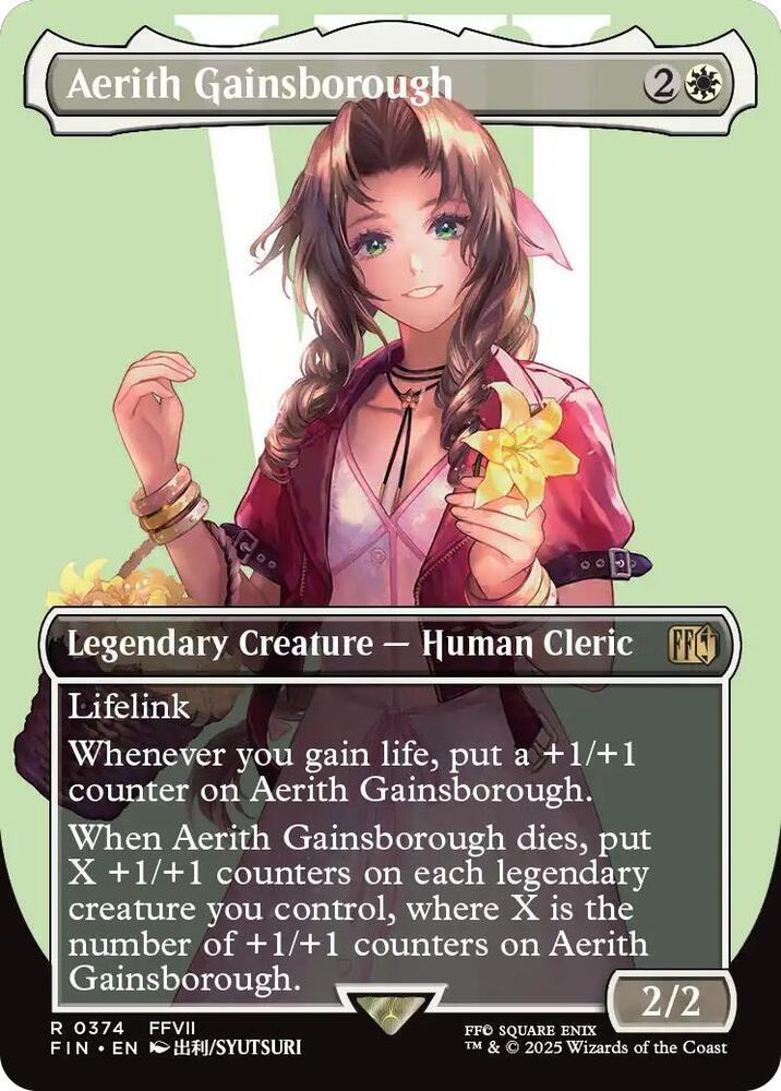 Aerith Gainsborough 374 (FINAL FANTASY)  - Borderless | Good Games Cannington