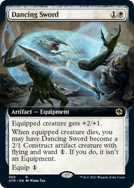 Dancing Sword Extended Art 360 (Adventures in the Forgotten Realms)  - Foil | Good Games Cannington
