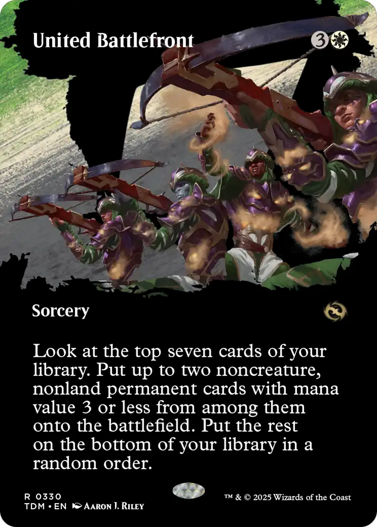 United Battlefront (Borderless) [Tarkir: Dragonstorm] | Good Games Cannington