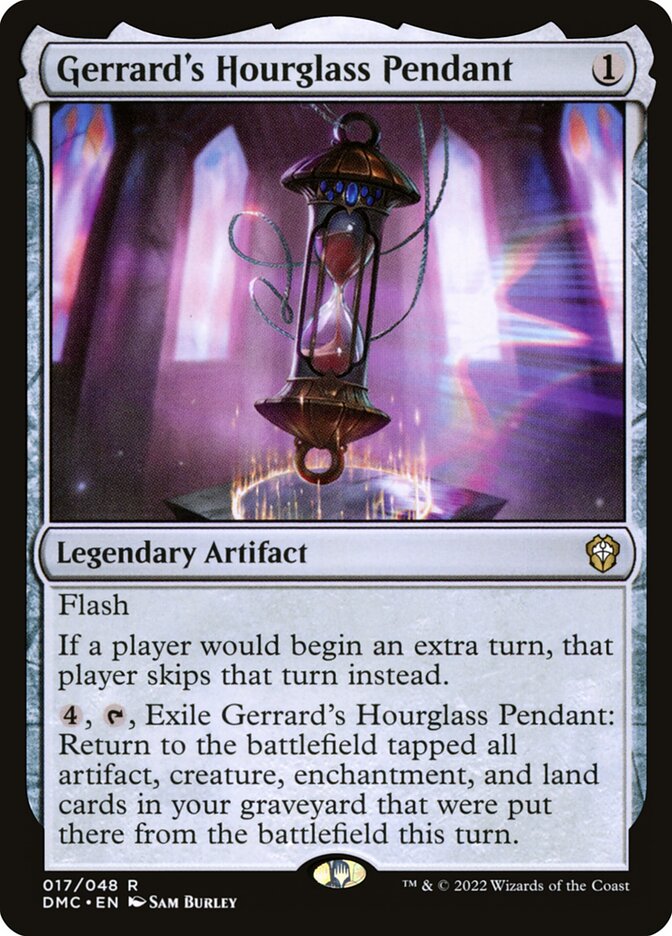 Gerrard's Hourglass Pendant 17/50 (Commander: Dominaria United)  | Good Games Cannington
