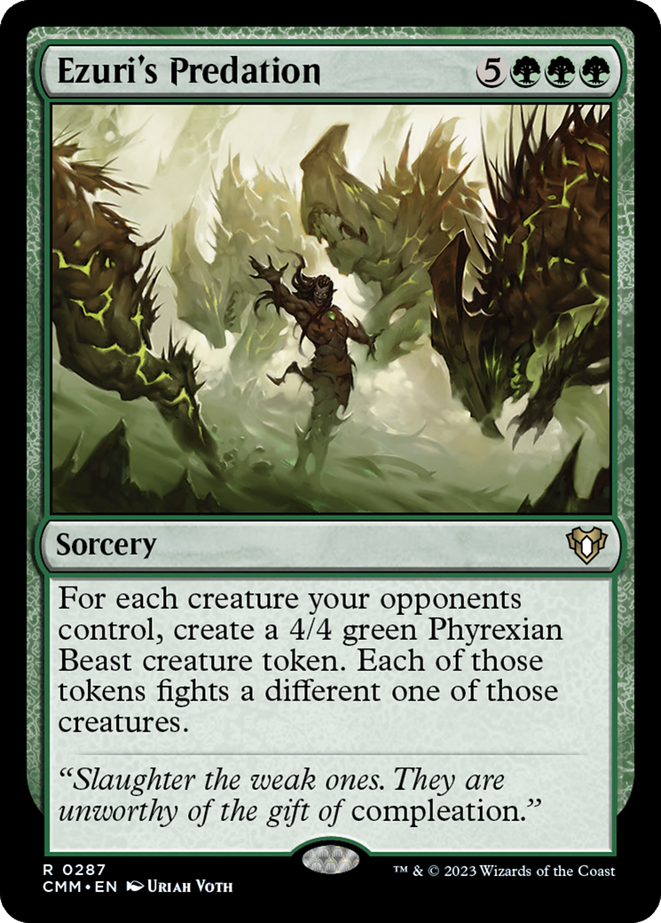 Ezuri's Predation [Commander Masters] | Good Games Cannington