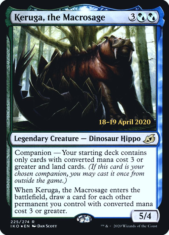 Keruga, the Macrosage [Ikoria: Lair of Behemoths Prerelease Promos] | Good Games Cannington