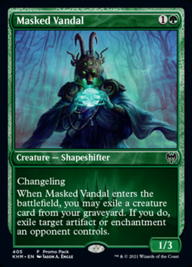 Masked Vandal (Promo Pack) [Kaldheim Promos] | Good Games Cannington