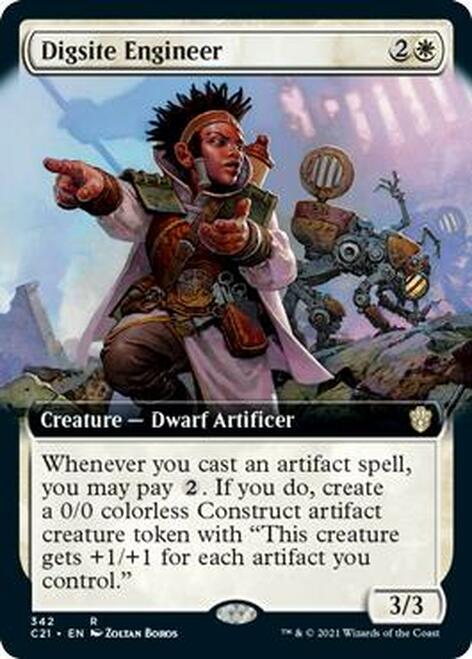 Digsite Engineer (Extended Art) [Commander 2021] | Good Games Cannington