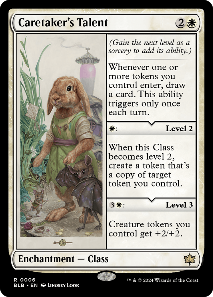 Caretaker's Talent [Bloomburrow] | Good Games Cannington