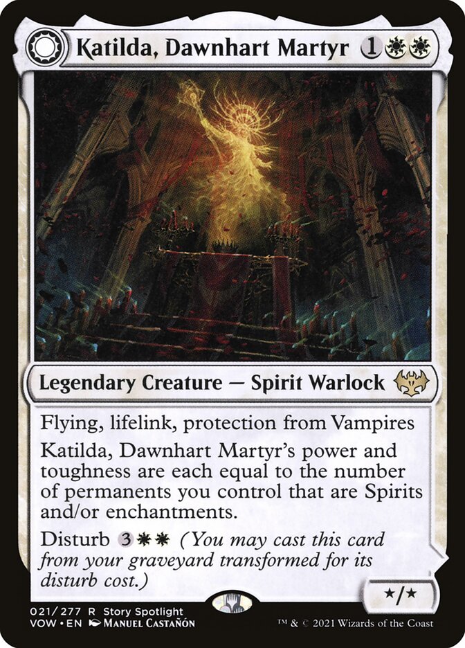 Katilda, Dawnhart Martyr // Katilda's Rising Dawn 21 (Innistrad: Crimson Vow)  | Good Games Cannington