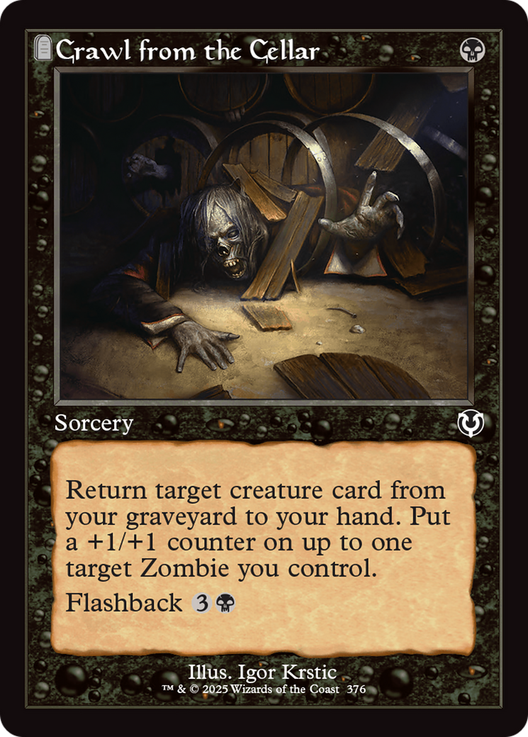 Crawl from the Cellar (Retro Frame) [Innistrad Remastered] | Good Games Cannington
