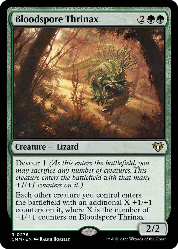 Bloodspore Thrinax [Commander Masters] | Good Games Cannington
