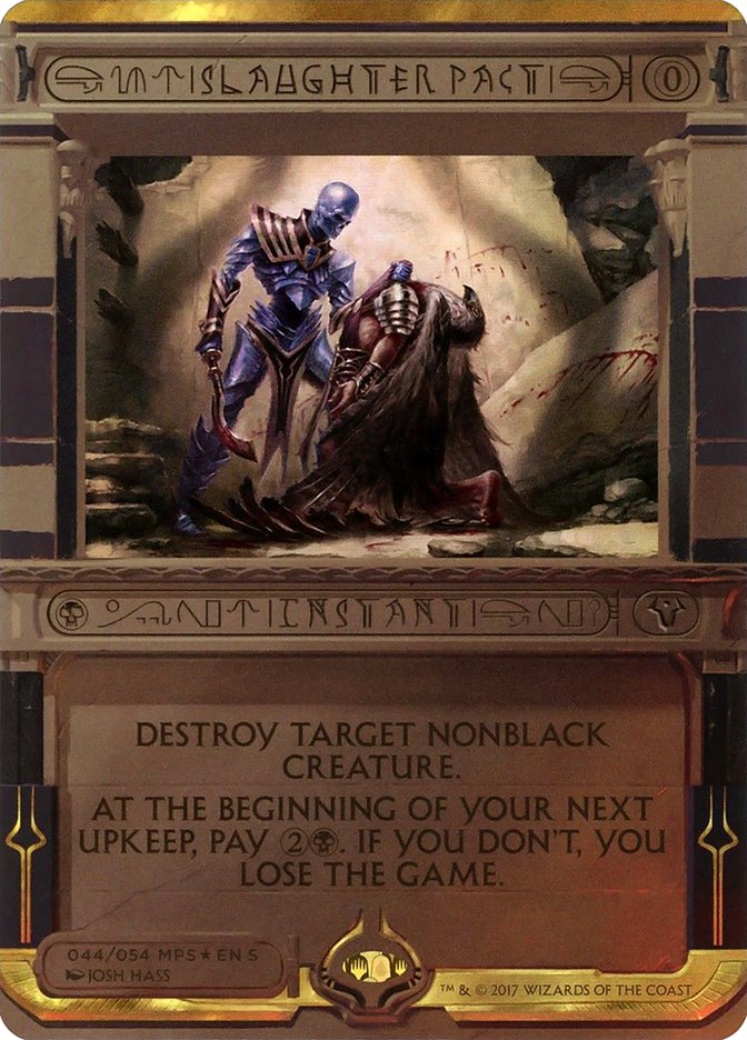 Slaughter Pact (Invocation) [Amonkhet Invocations] | Good Games Cannington