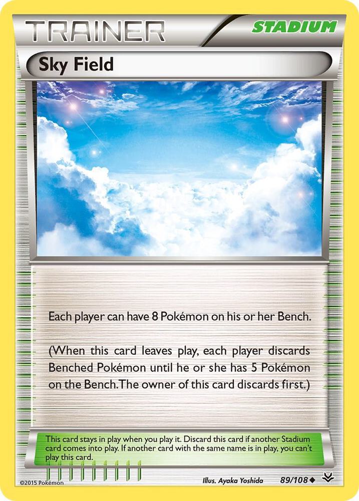 Sky Field 89/108 (XY - Roaring Skies)  | Good Games Cannington