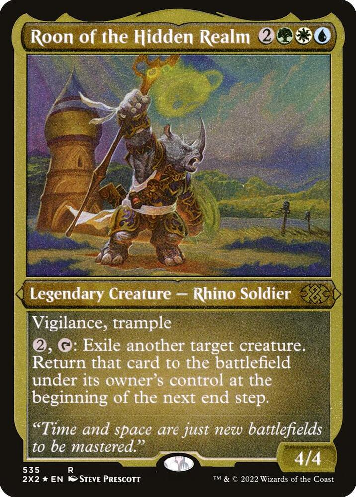 Roon of the Hidden Realm Foil Etched 535 (Double Masters 2022)  - Foil | Good Games Cannington