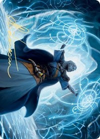 Frost Augur Art Card (Gold-Stamped Signature) [Kaldheim Art Series] | Good Games Cannington