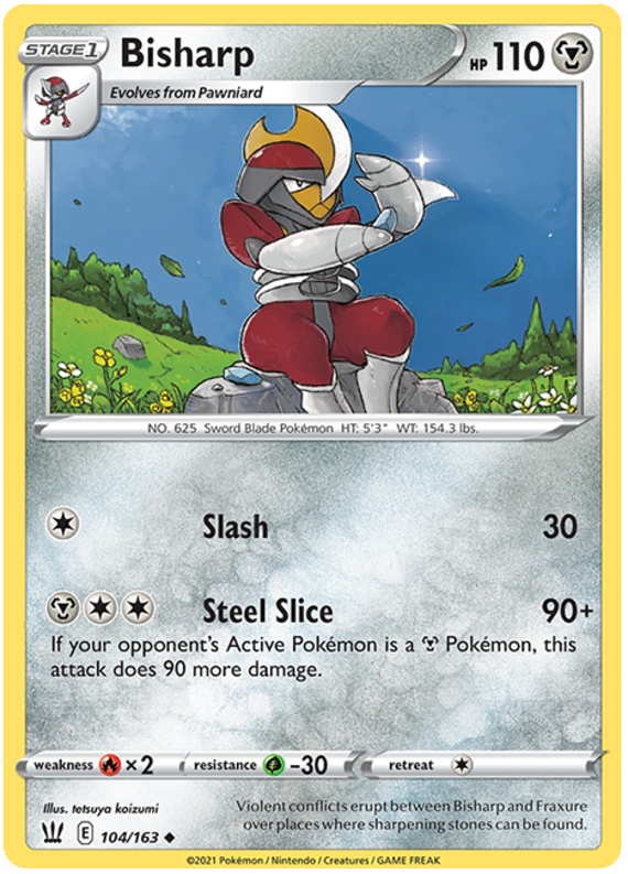 Bisharp (104/163) [Sword & Shield: Battle Styles] | Good Games Cannington