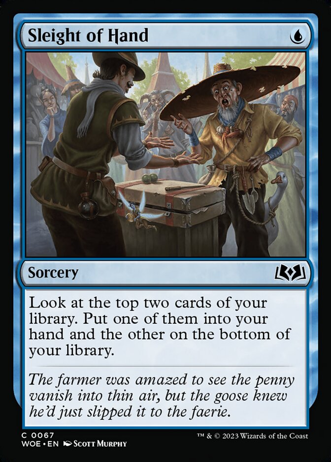 Sleight of Hand 67/276 (Wilds of Eldraine)  - Foil | Good Games Cannington