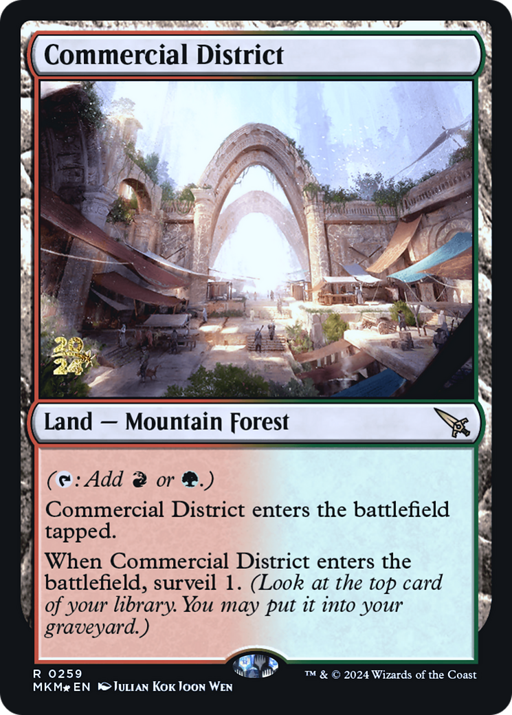 Commercial District [Murders at Karlov Manor Prerelease Promos] | Good Games Cannington