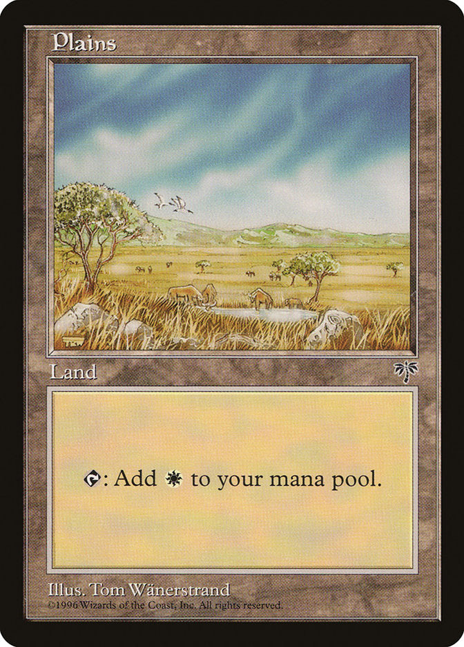 Plains (No Zebras / Signature on Left) [Mirage] | Good Games Cannington