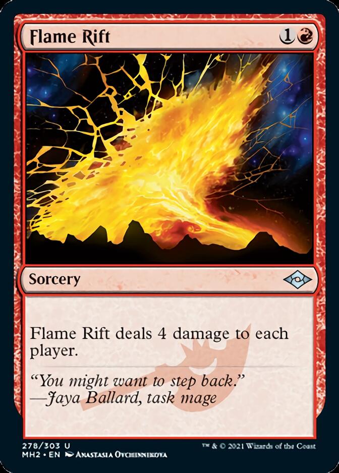 Flame Rift (Foil Etched) [Modern Horizons 2] | Good Games Cannington