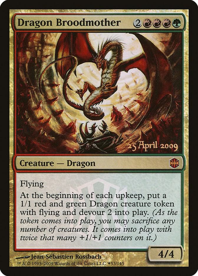 Dragon Broodmother 53 (Prerelease Cards)  - Foil | Good Games Cannington