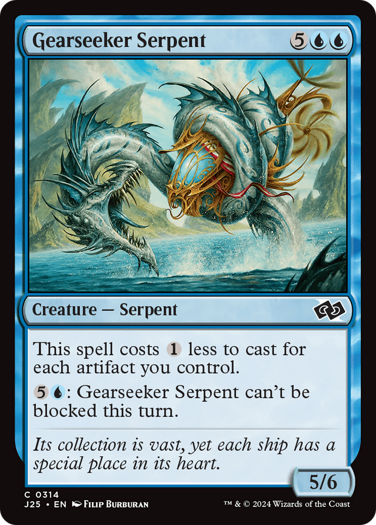 Gearseeker Serpent [Foundations Jumpstart] | Good Games Cannington
