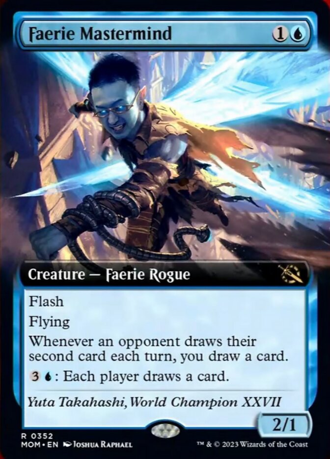 Faerie Mastermind (Extended Art) [March of the Machine] | Good Games Cannington