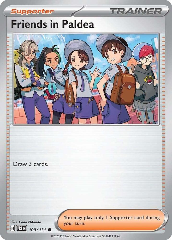 Friends in Paldea (109/131) [Scarlet & Violet: Prismatic Evolutions] | Good Games Cannington