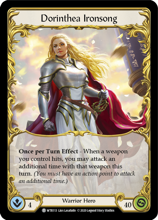 Anothos // Dorinthea Ironsong [U-WTR040 // U-WTR113] (Welcome to Rathe Unlimited)  Unlimited Normal | Good Games Cannington