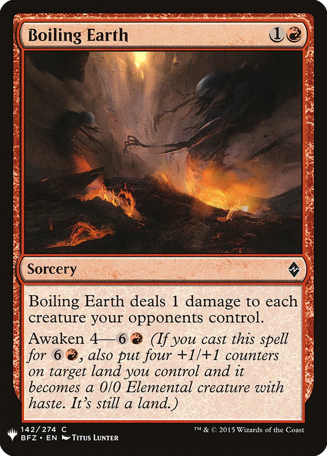 Boiling Earth [Mystery Booster] | Good Games Cannington