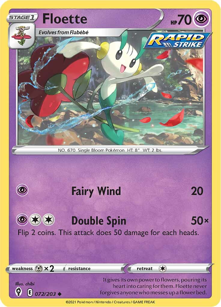 Floette (072/203) [Sword & Shield: Evolving Skies] | Good Games Cannington