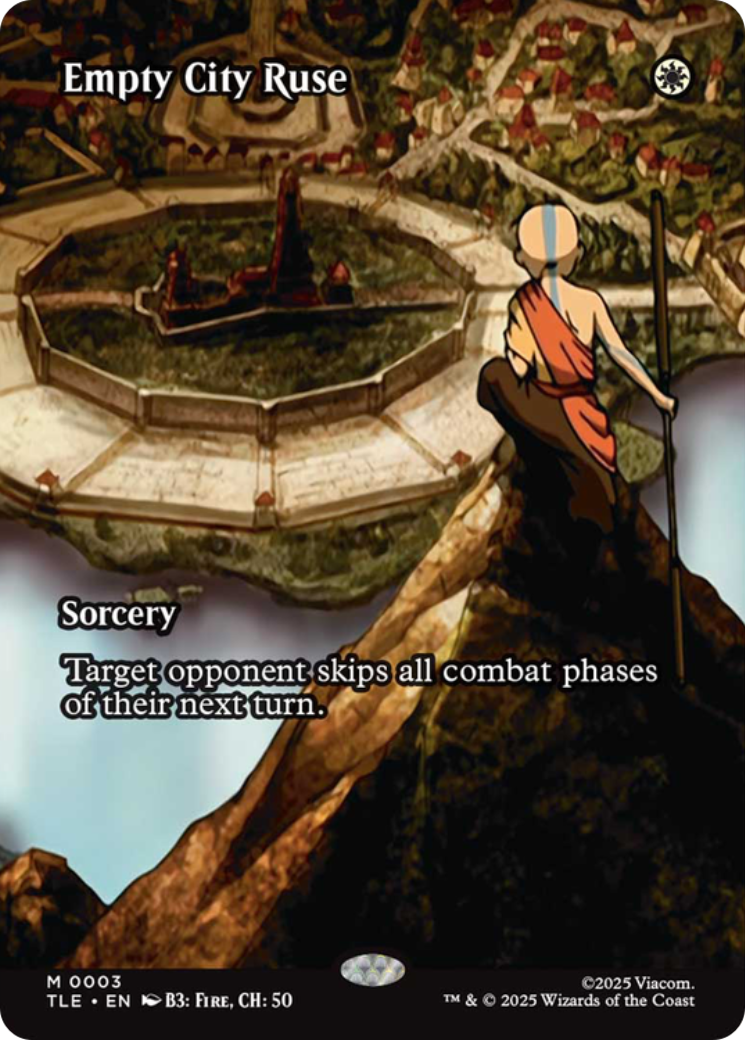 Empty City Ruse (Borderless) [Avatar: The Last Airbender: Eternal-Legal] | Good Games Cannington